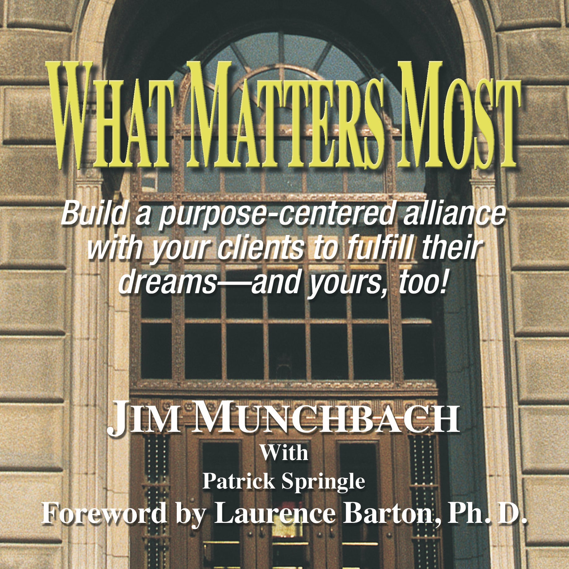 What Matters Most book artwork